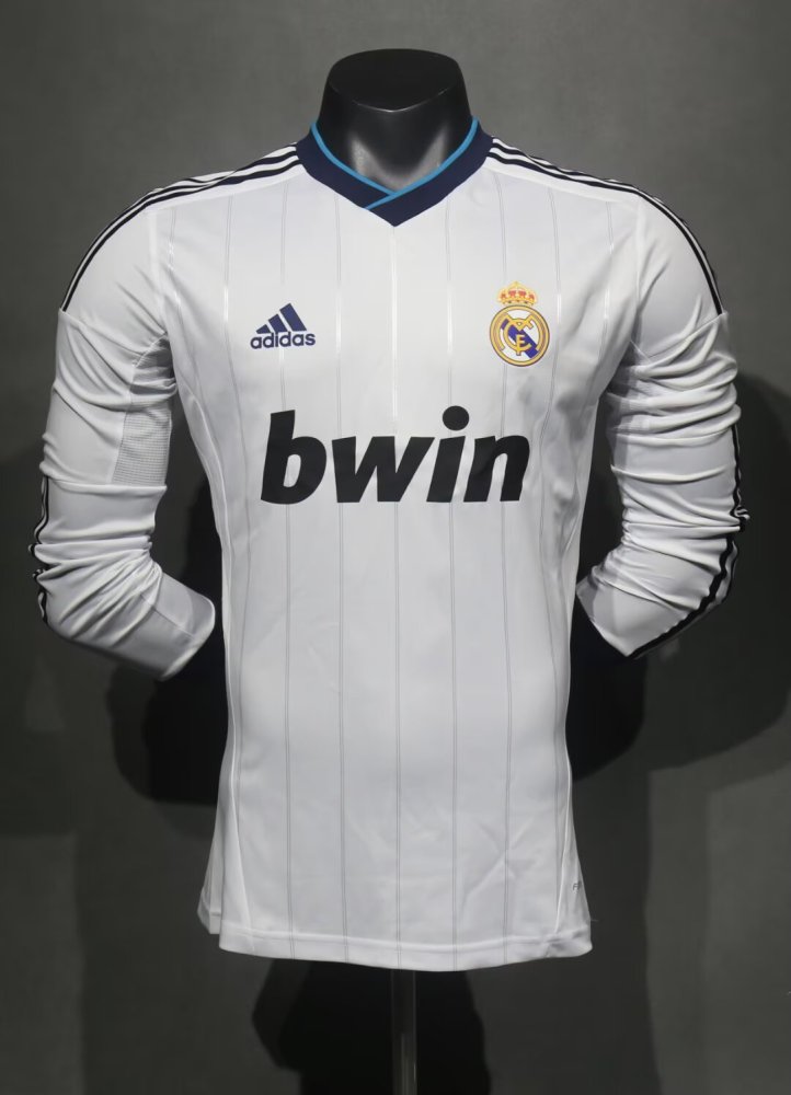 1213 Real Madrid home Long sleeve Retro Player version