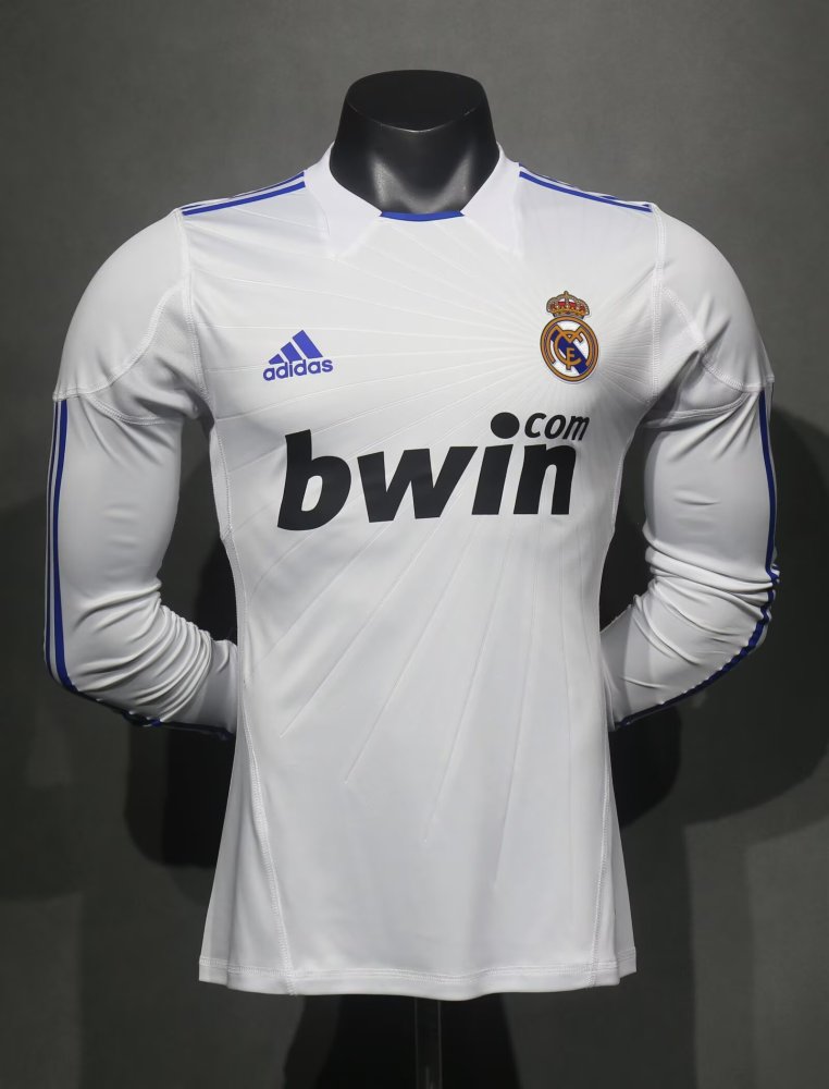 1011 Real Madrid home Long sleeve Retro Player version
