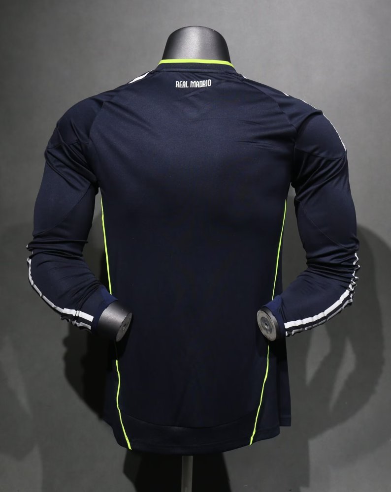 1011 Real Madrid away Long sleeve Retro Player version