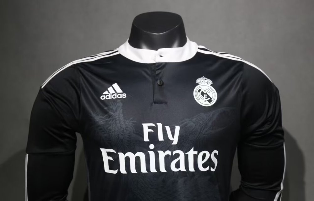 1415 Real Madrid Third Long sleeve Retro Player version
