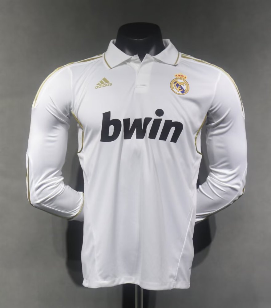 1112 Real Madrid home Long sleeve Retro Player version