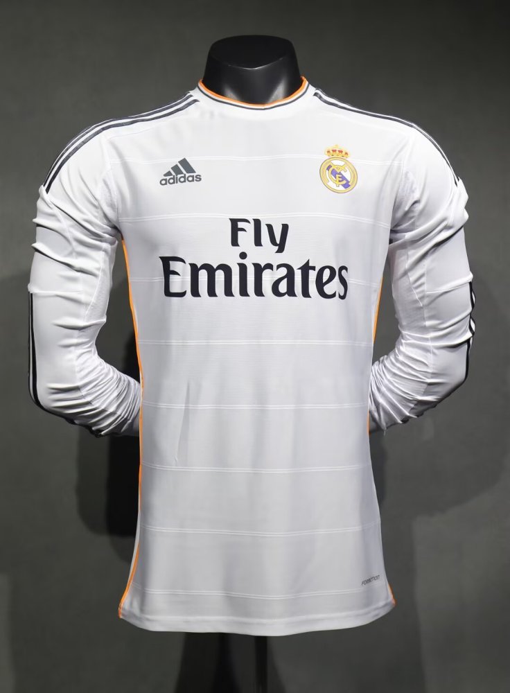 1314 Real Madrid home Long sleeve Retro Player version