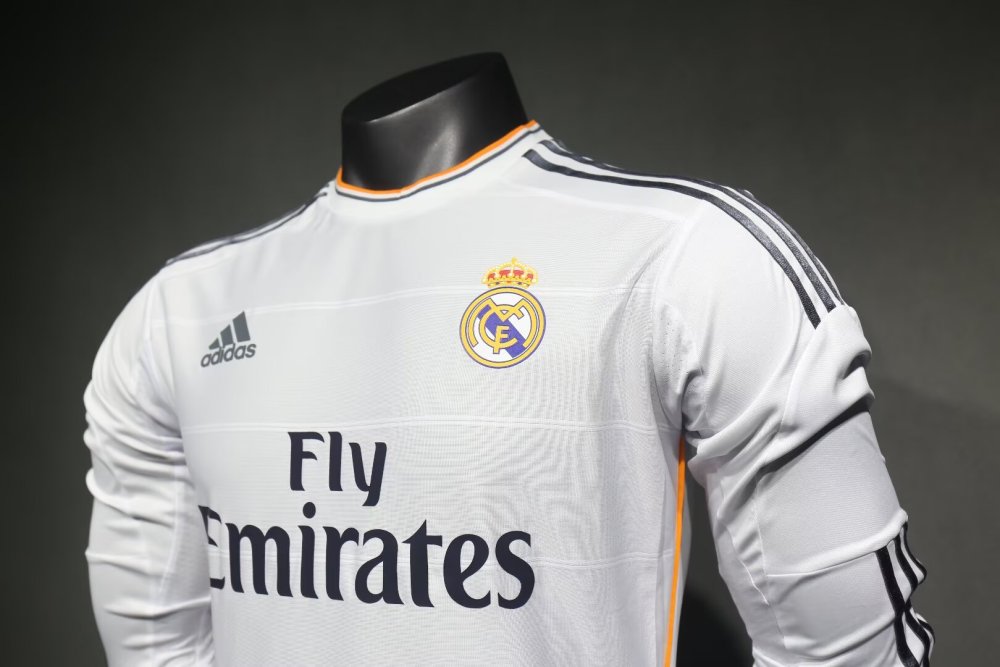 1314 Real Madrid home Long sleeve Retro Player version