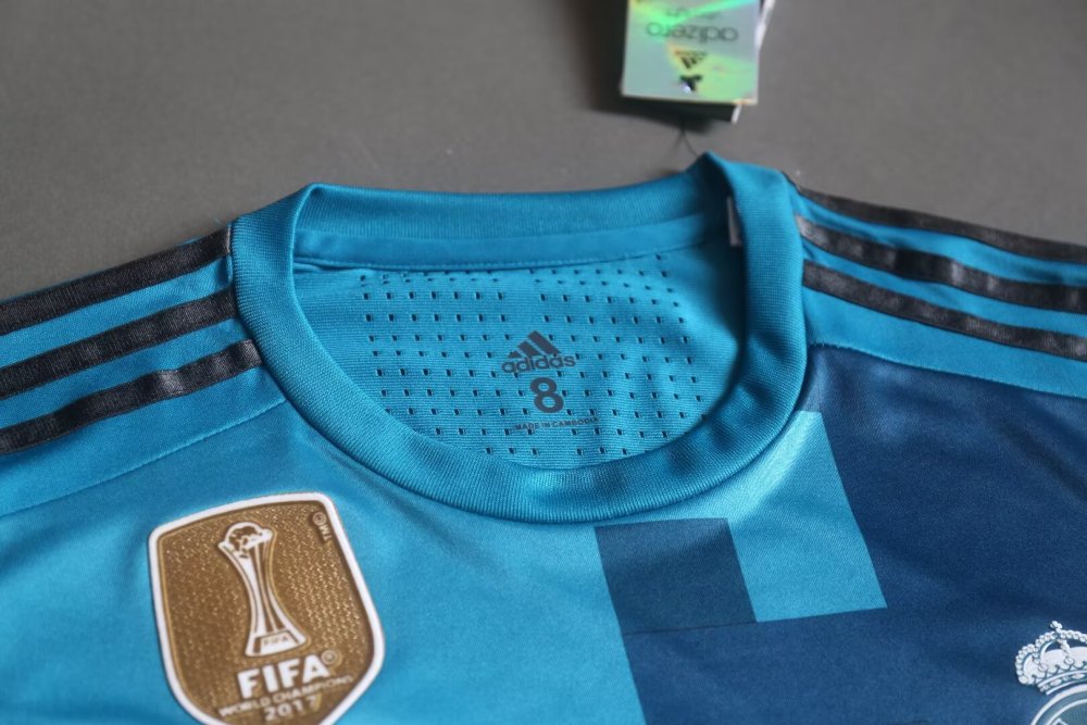 1718 Real Madrid Third Long sleeve Retro Player version