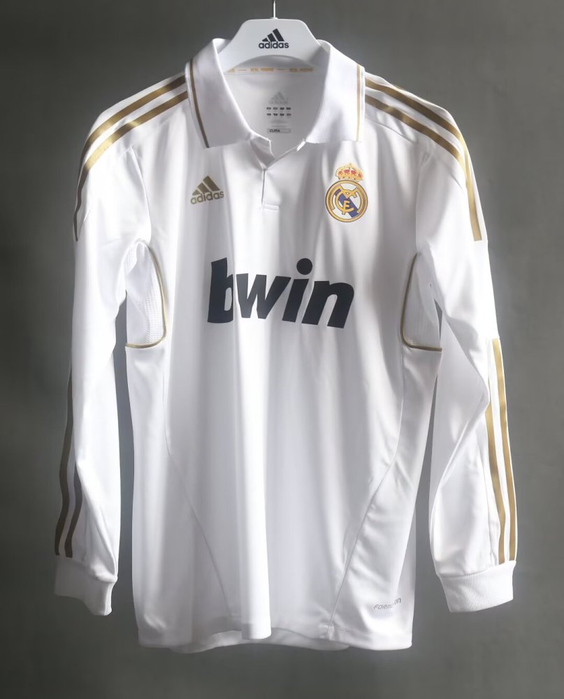 1112 Real Madrid home Long sleeve Retro Player version