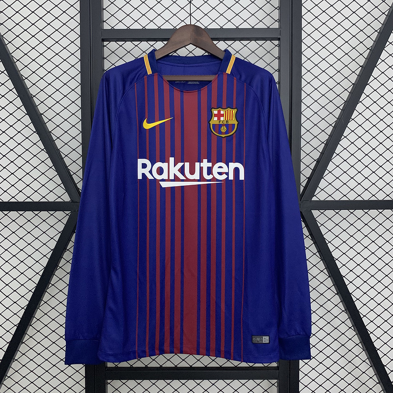 1718 Barcelona home Long Sleeve retro Fan version