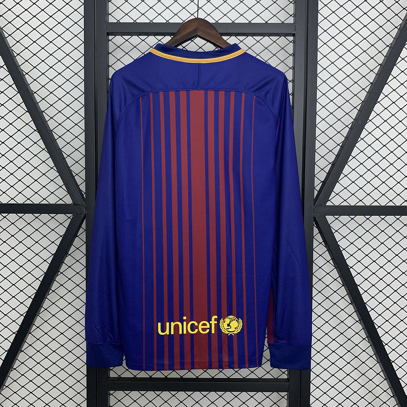 1718 Barcelona home Long Sleeve retro Fan version