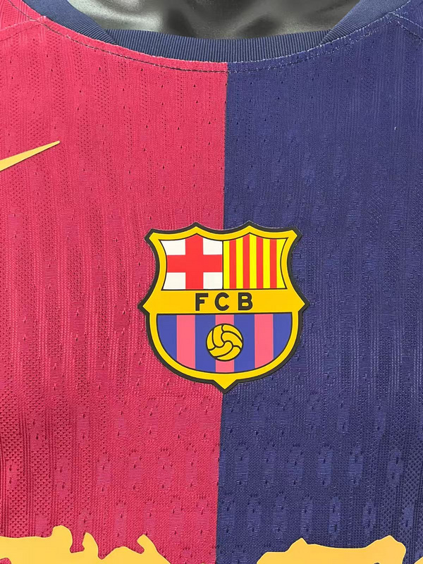 2024/2025 Limited Edition FC Barcelona x Travis Scott Men’s Home Player version Long sleeve