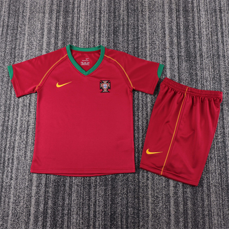 2006 Portugal Home Retro Kids