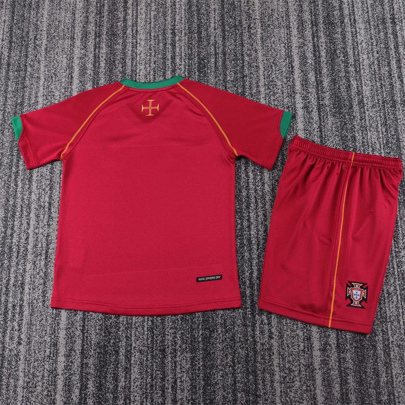 2006 Portugal Home Retro Kids