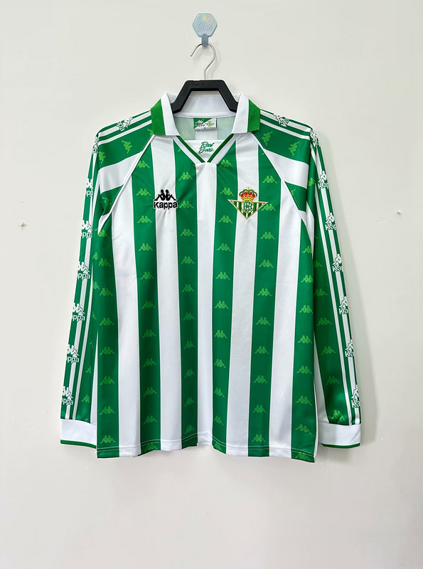 9597 Real Betis Home retro Fan version Long sleeve