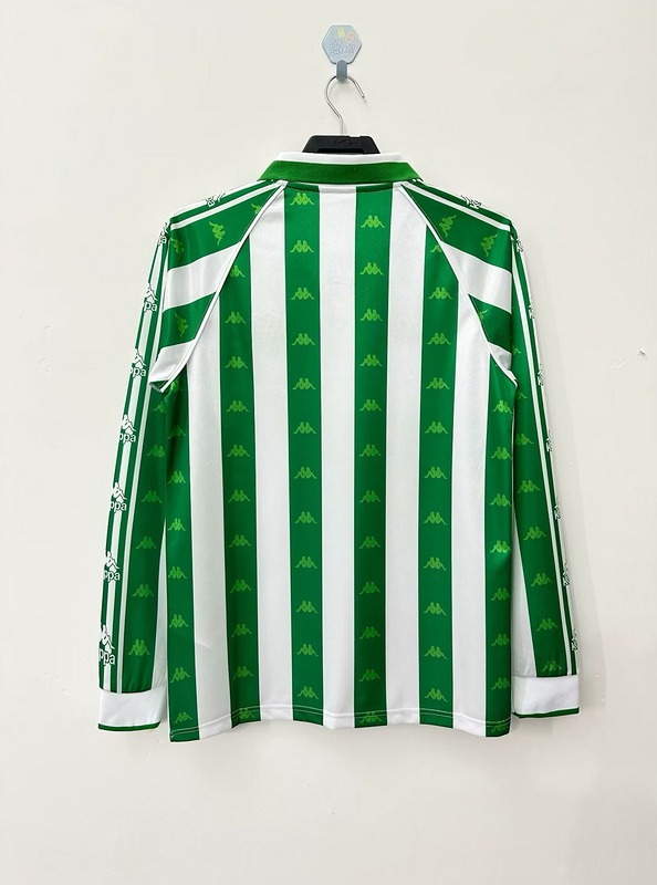 9597 Real Betis Home retro Fan version Long sleeve