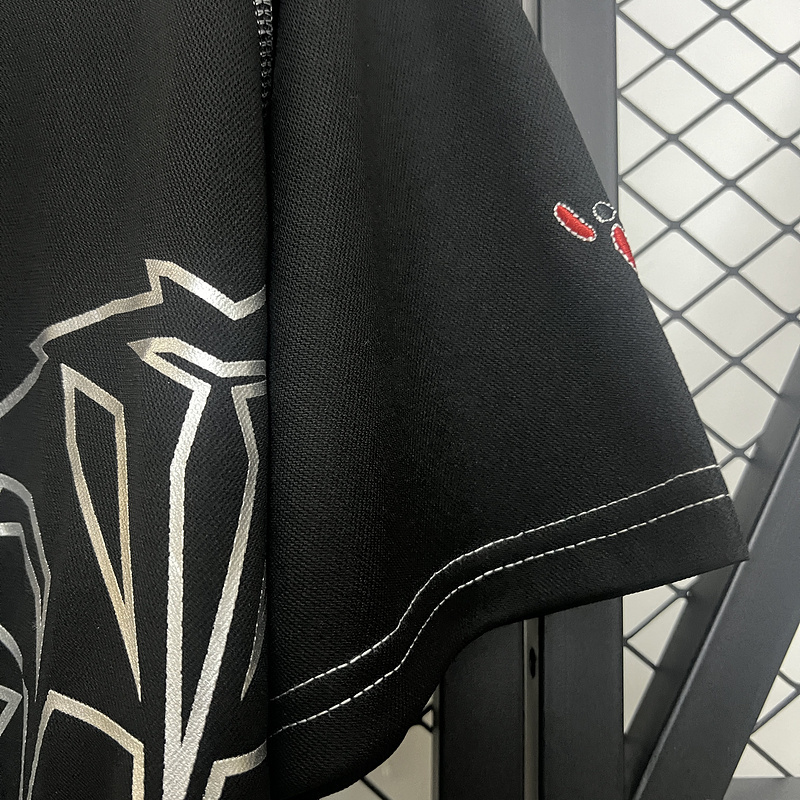 0508 Athletic Bilbao away Black  retro Fan version