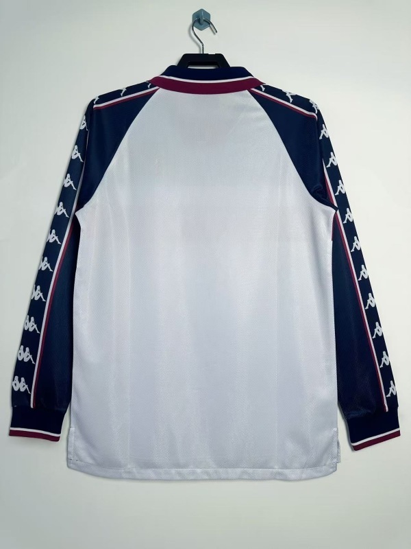 9798 Manchester City Away retro Long sleeve Fan version