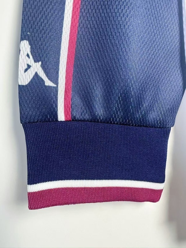 9798 Manchester City Away retro Long sleeve Fan version