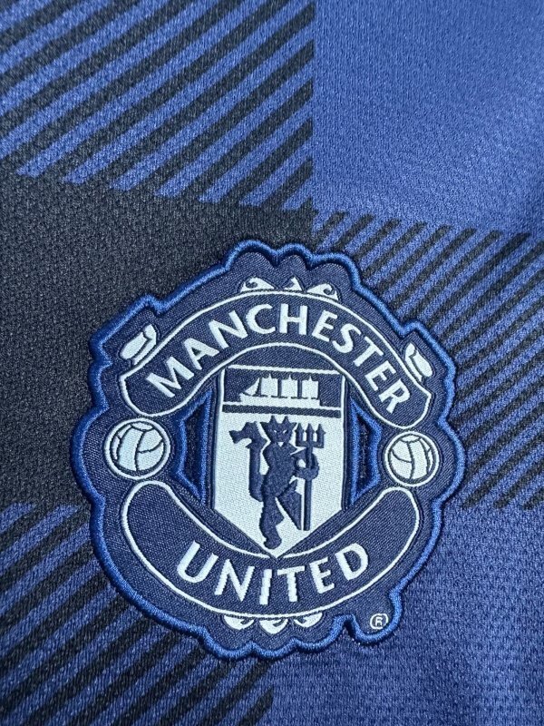 1314 Manchester United Away long sleeve retro Fan version