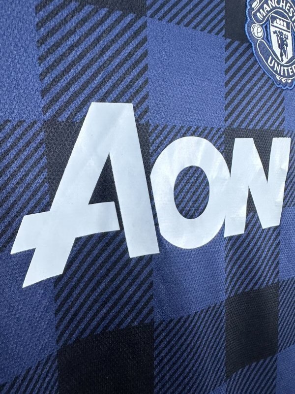 1314 Manchester United Away long sleeve retro Fan version
