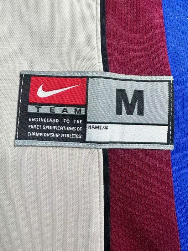 9899 Barcelona Away Long Sleeve retro Fan version