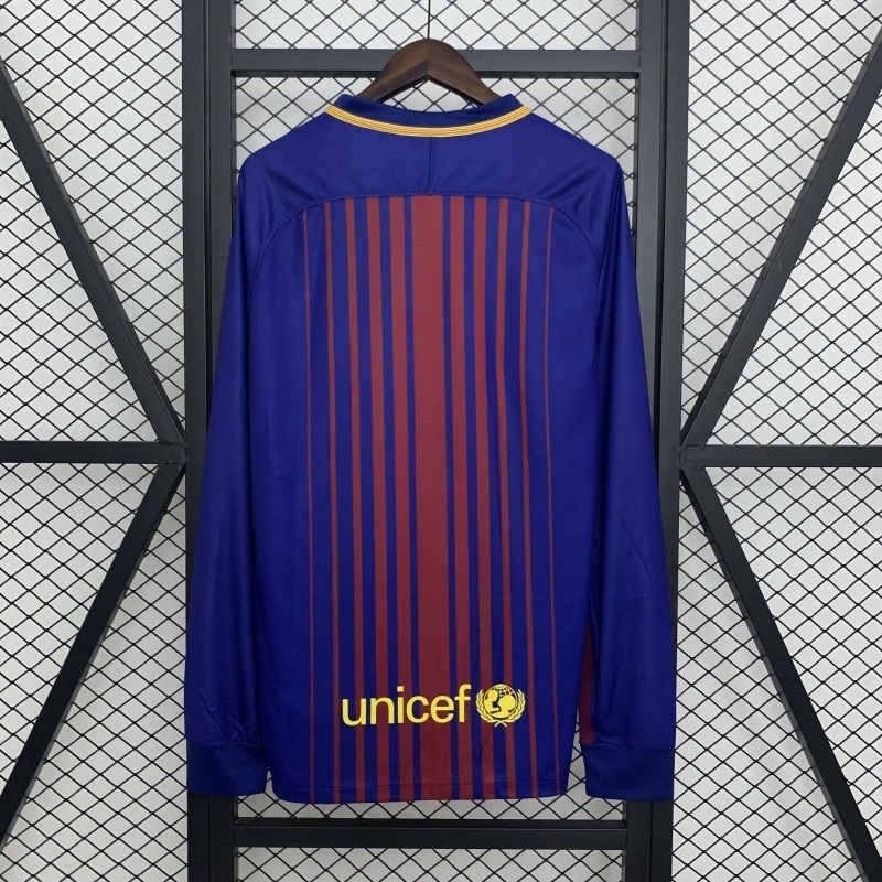1718 Barcelona Home Long Sleeve retro Fan version
