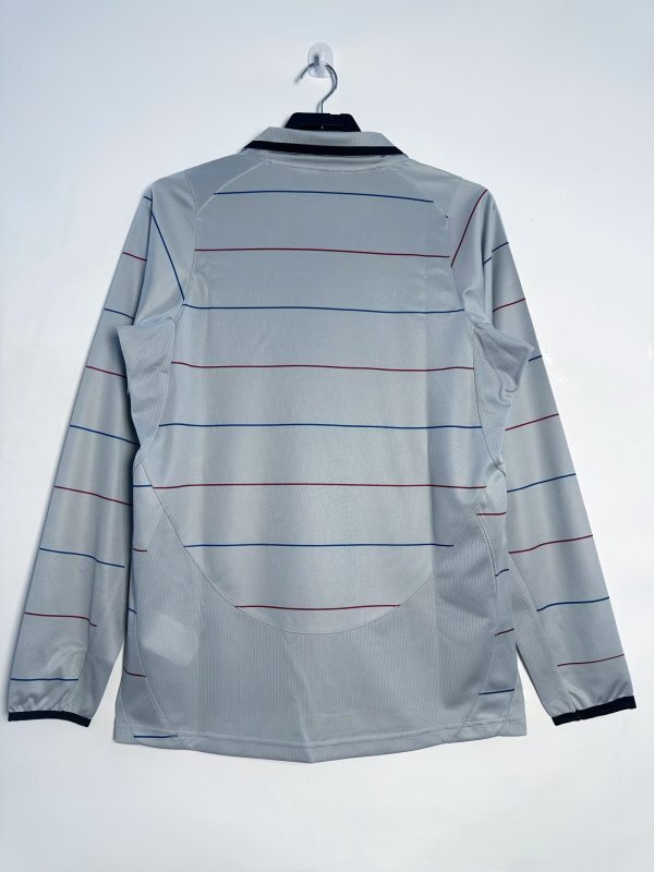 0304 Barcelona Away Long Sleeve retro Fan version
