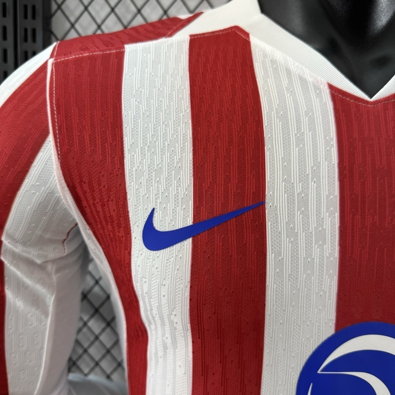 2526 Atletico Madrid Long sleeve Home Player version