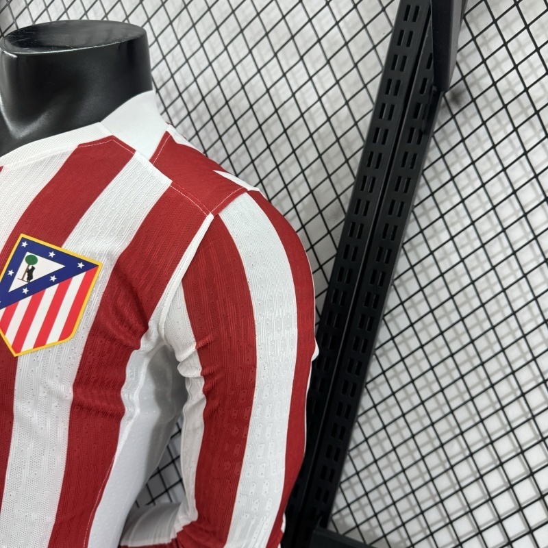 2526 Atletico Madrid Long sleeve Home Player version