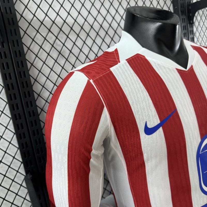2526 Atletico Madrid Long sleeve Home Player version