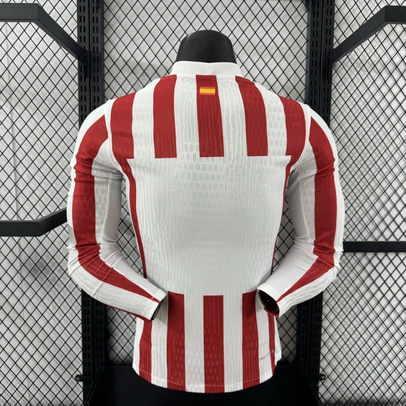2526 Atletico Madrid Long sleeve Home Player version