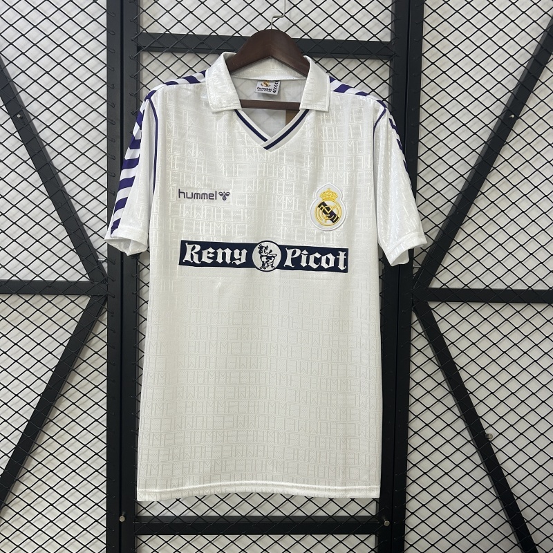 8990 Real Madrid Home retro Fan version