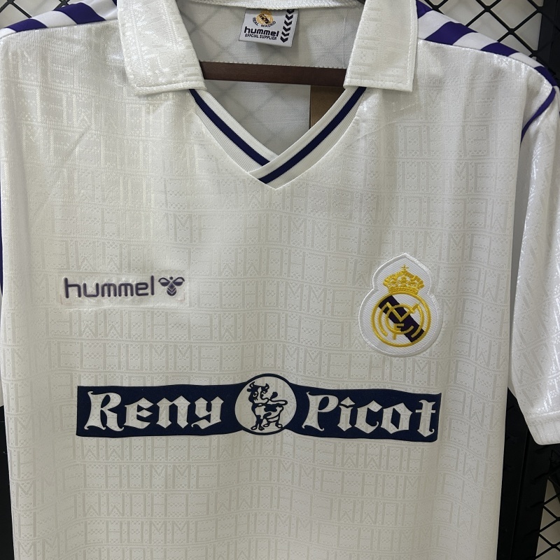 8990 Real Madrid Home retro Fan version
