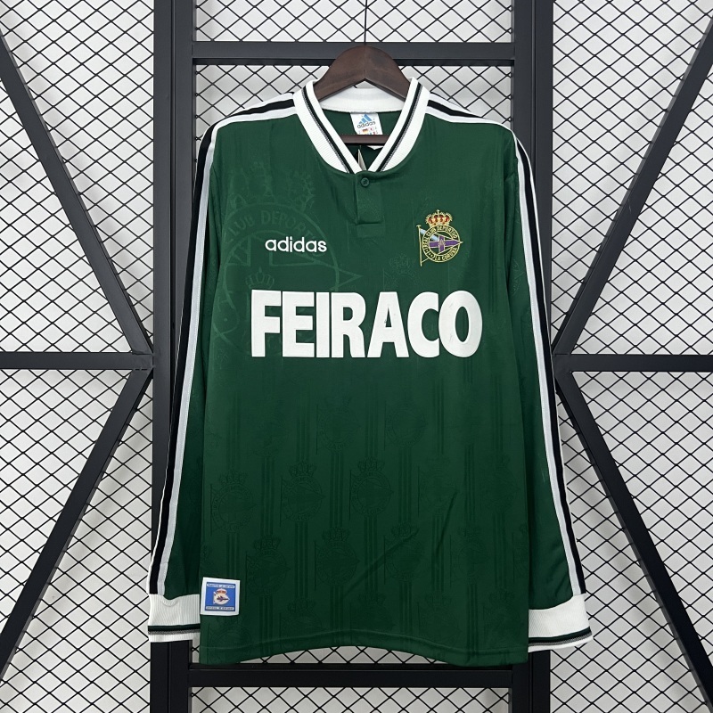 9900 Deportivo La Coruna Long sleeve Away retro Fan version