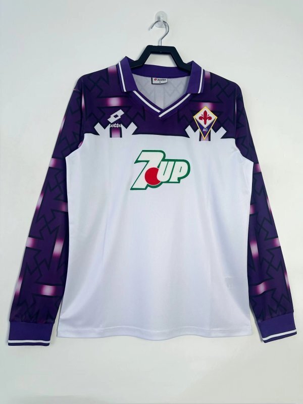9293 Fiorentina Away long sleeve retro Fan version