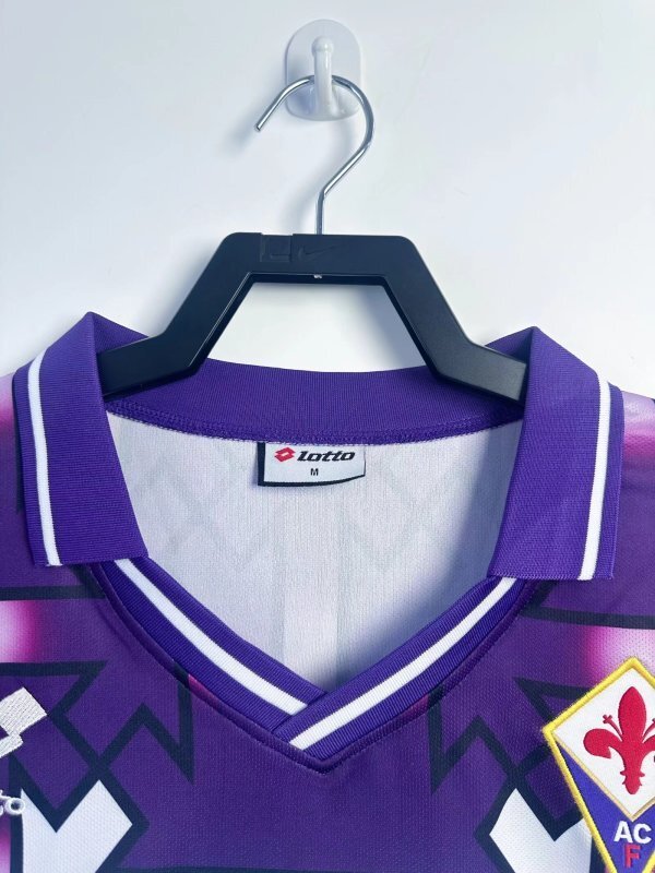 9293 Fiorentina Away long sleeve retro Fan version