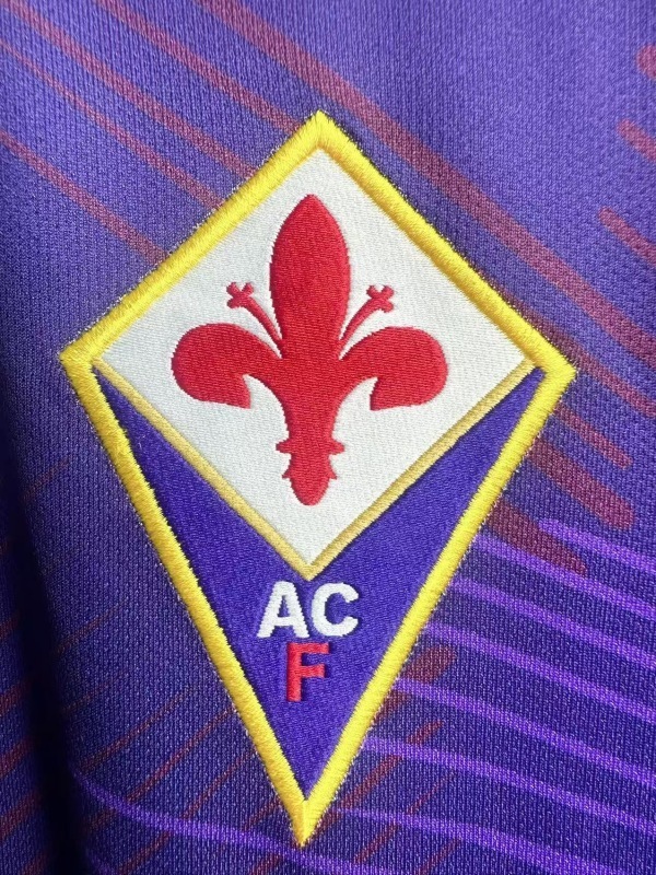 9293 Fiorentina home long sleeve retro Fan version