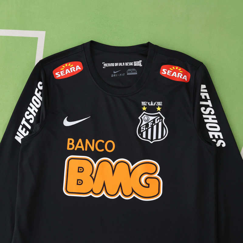 1213 Santos FC Away Long sleeves retro Fan version