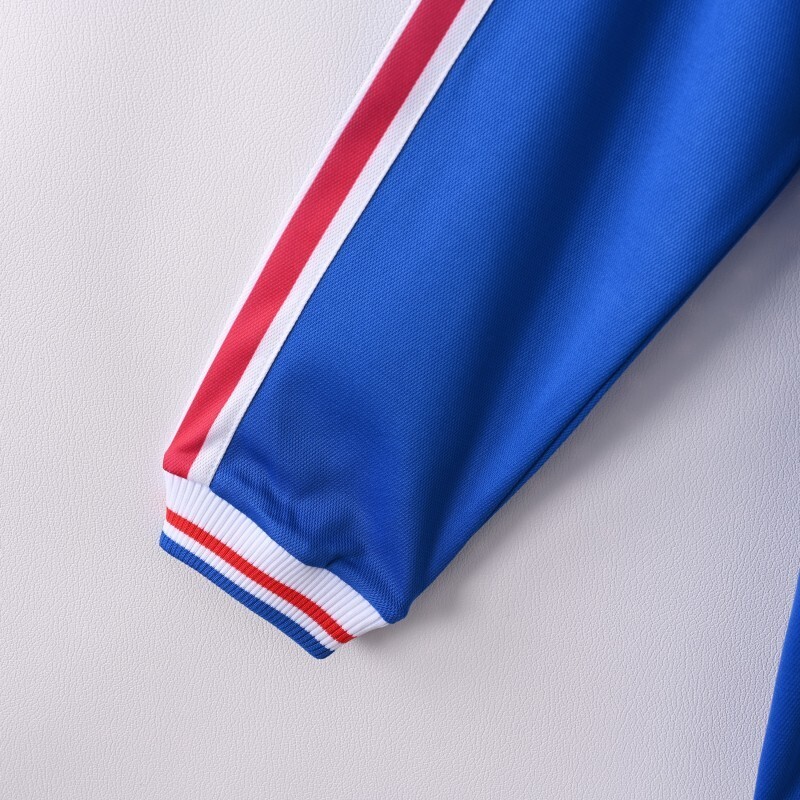 1998 France home Long sleeve retro Fan version