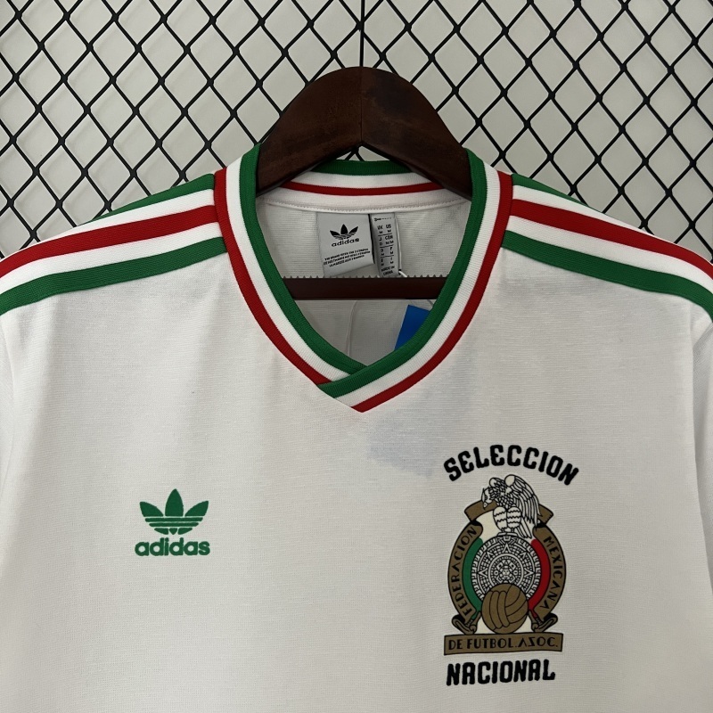 Mexico Special Edition white retro Fan version