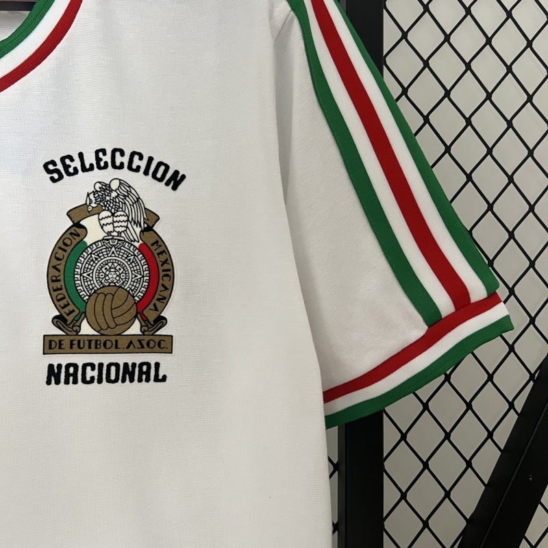 Mexico Special Edition white retro Fan version
