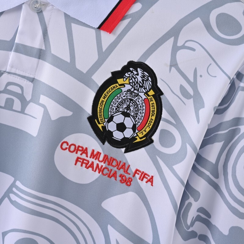 1998 Mexico Away Long sleeve retro Fan version
