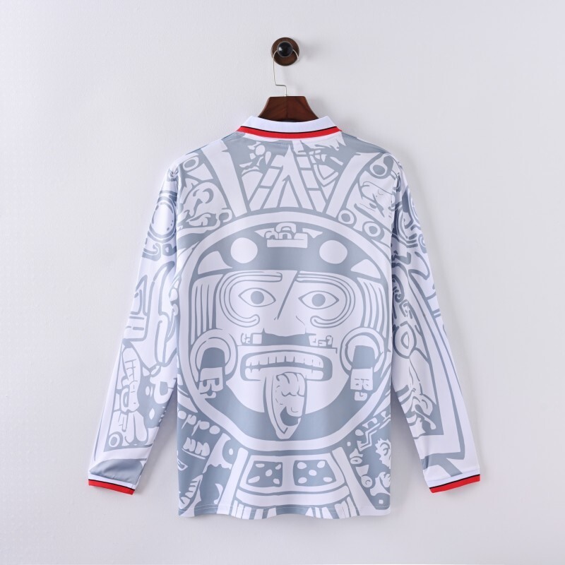1998 Mexico Away Long sleeve retro Fan version