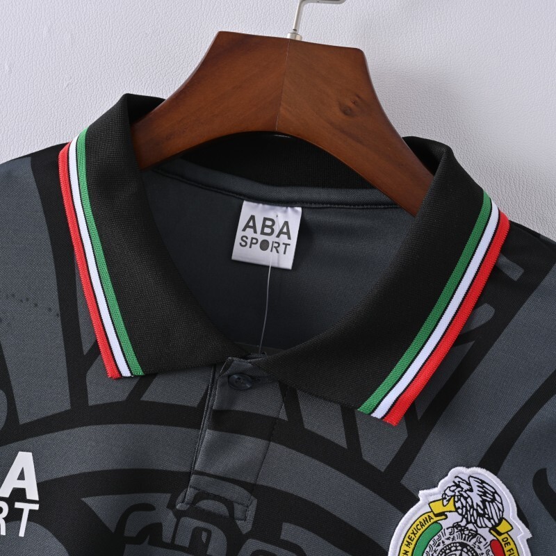 1998 Mexico Third Long sleeve retro Fan version