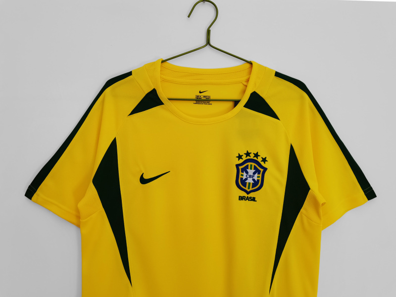 2002 Brazil Home retro Fan version