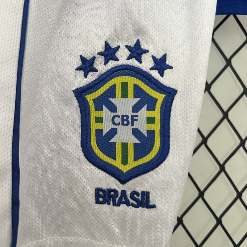 2002 Brazil Away retro Kids kit