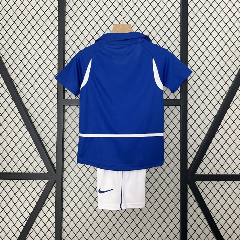 2002 Brazil Away retro Kids kit