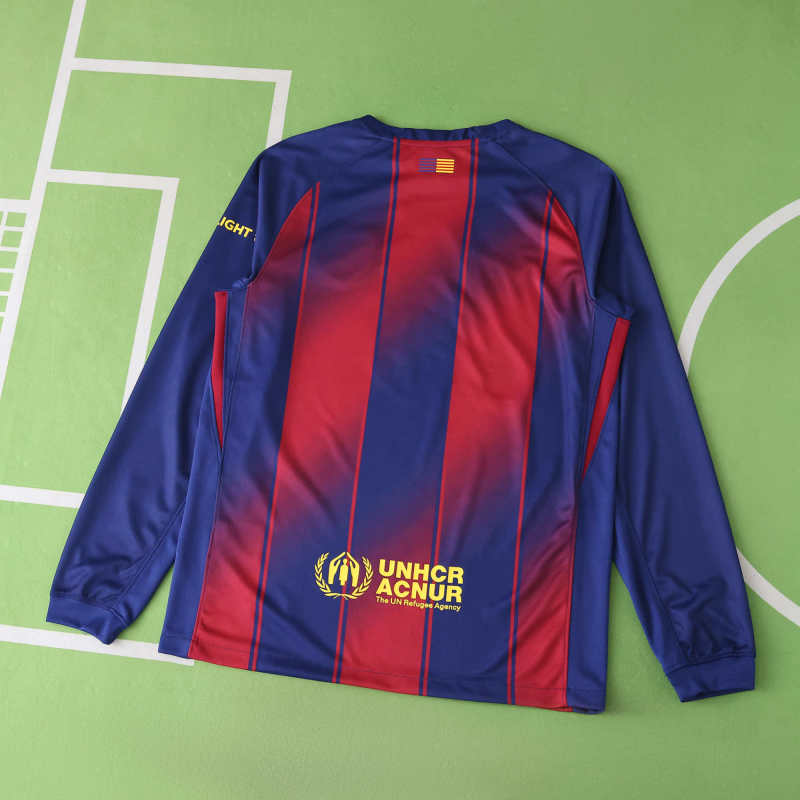 2526 Barcelona Home Long sleeve Fan version