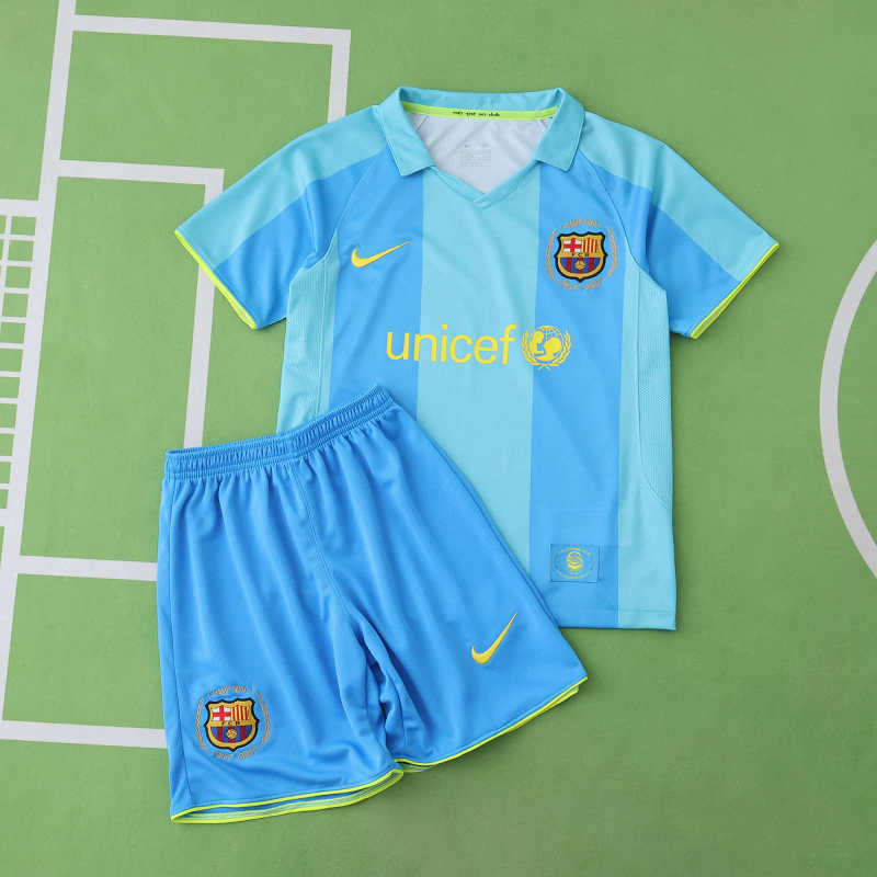 0708 Barcelona away retro Kids kit