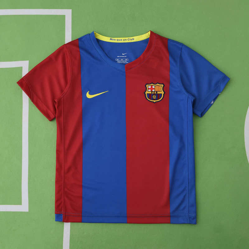 0607 Barcelona home retro Kids kit