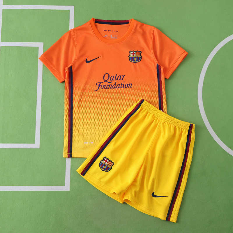 1213 Barcelona away retro Kids kit
