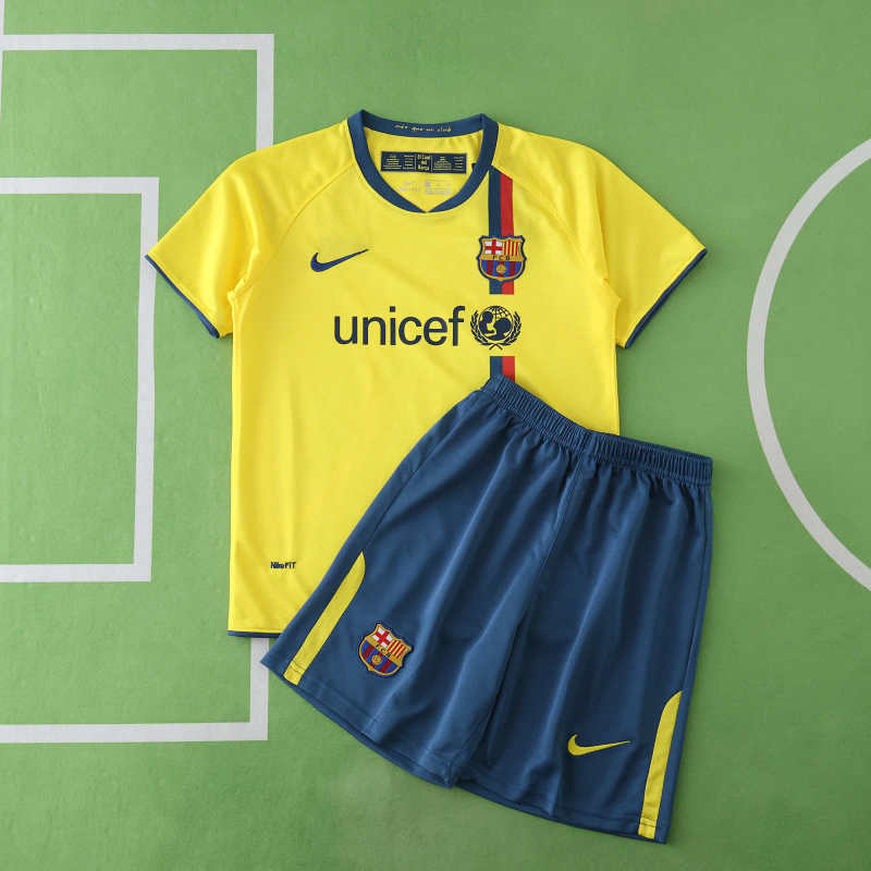 0809 Barcelona away retro Kids kit
