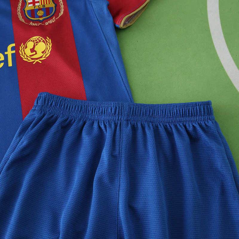 0708 Barcelona home retro Kids kit